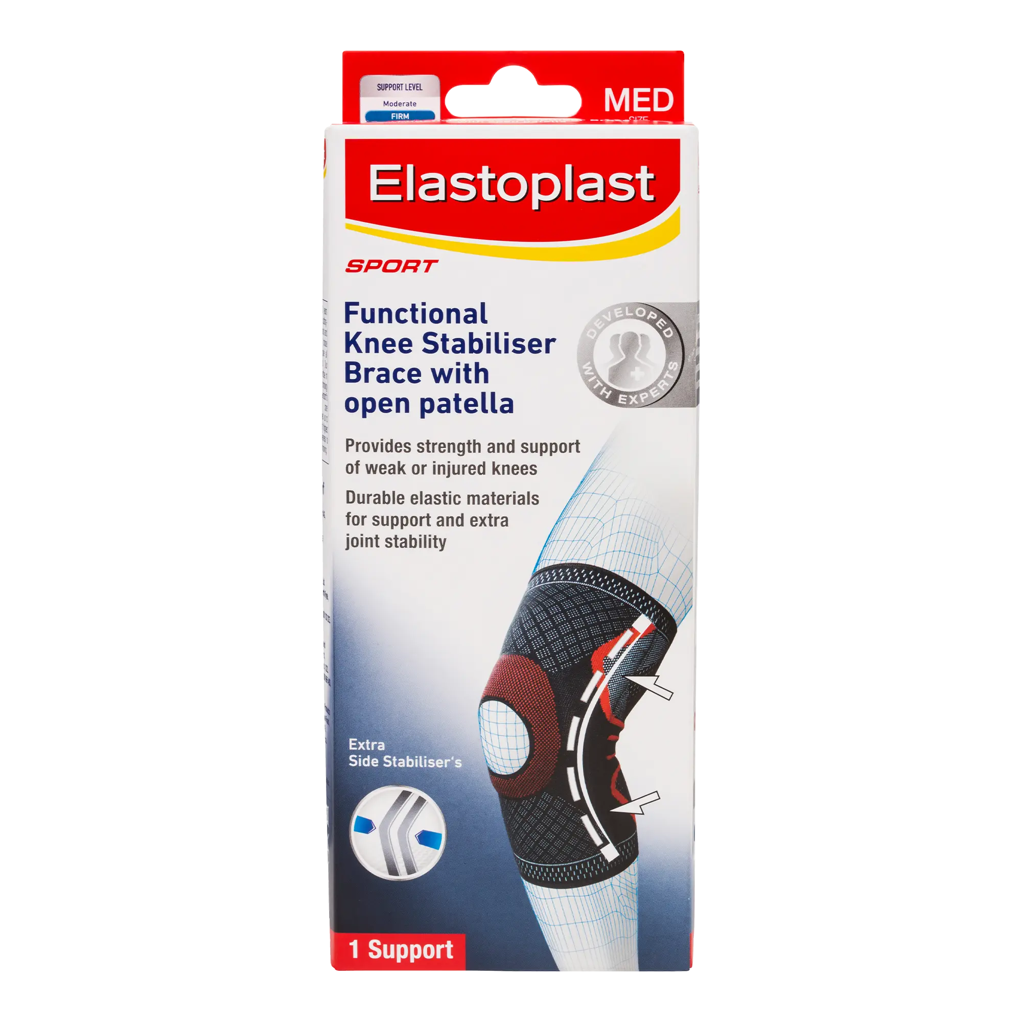 Adjustable Knee Stabiliser Knee Braces Elastoplast Sport